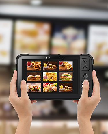 KFC éttermi menedzsment Chainway P80 ipari tabletekkel