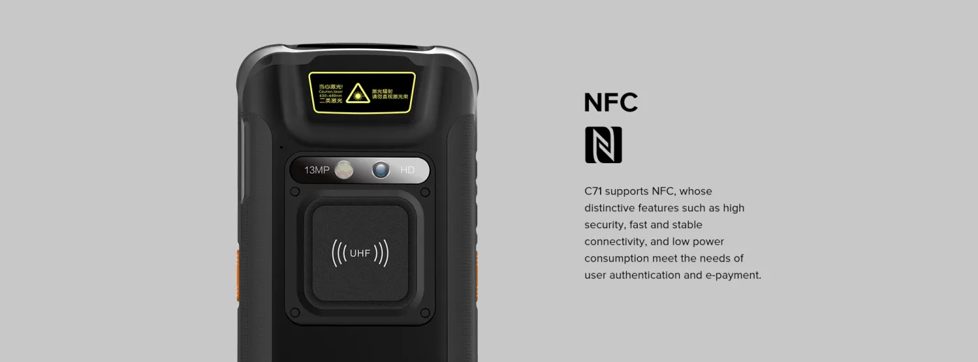 C71 Built-in RFID Reader (Android 11/13)