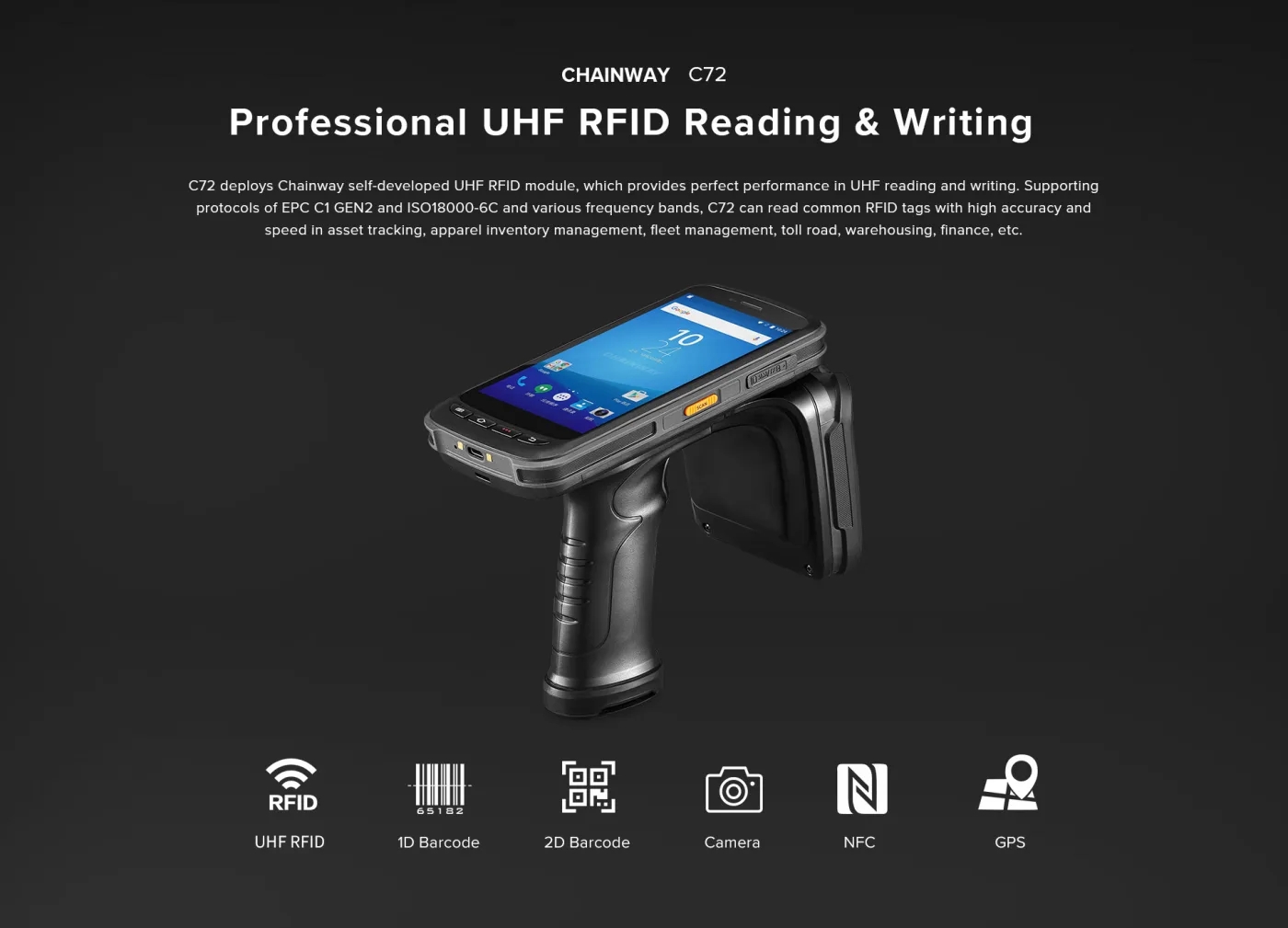 C72 UHF RFID Reader (Android 11/13)