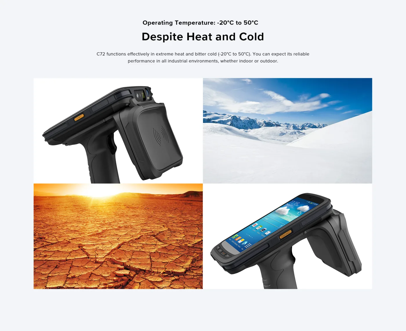 C72 UHF RFID Reader (Android 11/13)