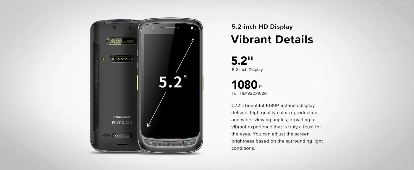 C72 UHF RFID Reader (Android 11/13)