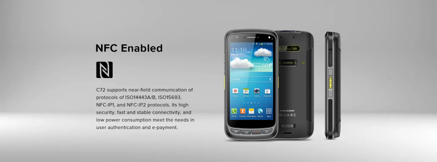 C72 UHF RFID Reader (Android 11/13)