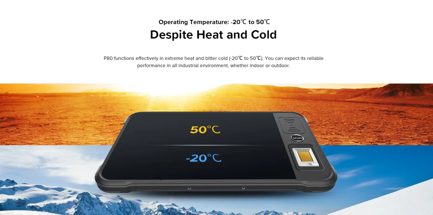 P80 Industrial Tablet (Android 9)