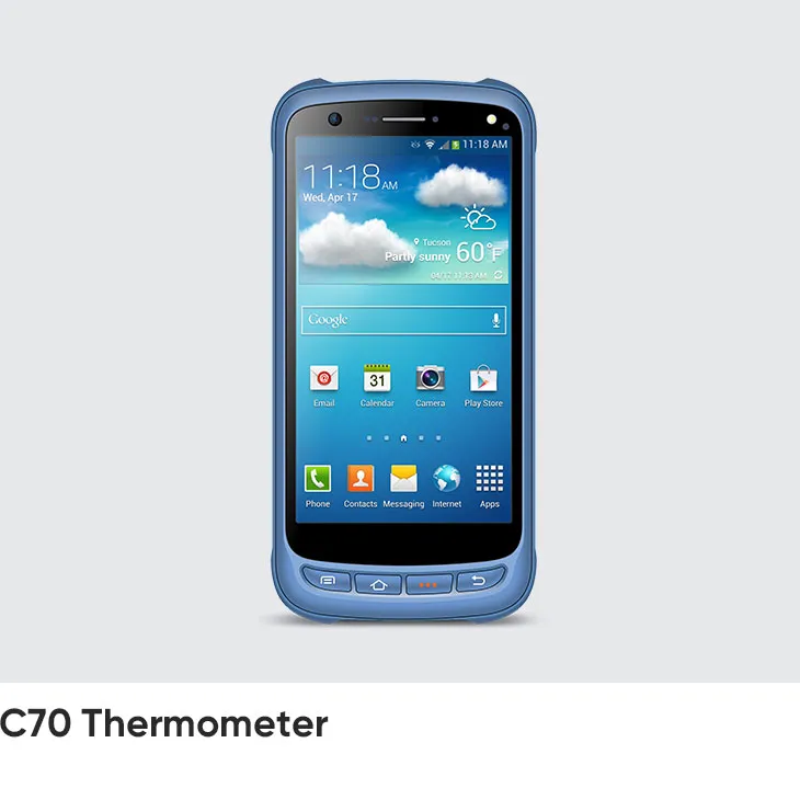 C70 Mobile Computer with Thermometer